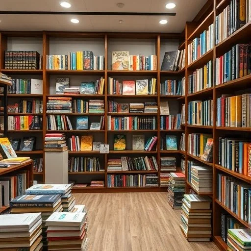 Artistic flat lay of three distinct hardcover books with varied textures and a metallic bookmark on a charcoal velvet surface